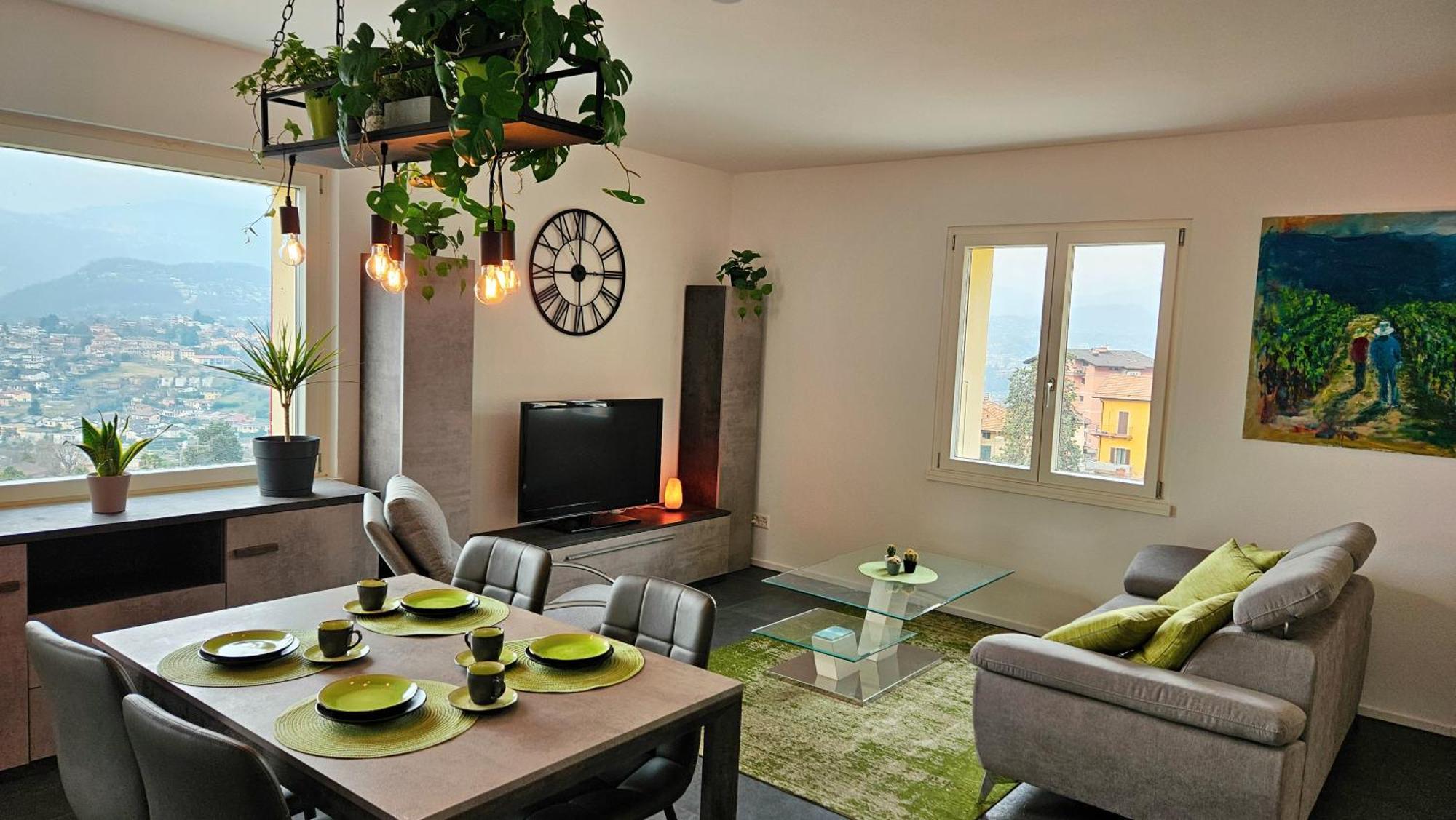 Bellavista Apartment With Free Parking Lugano Exterior foto